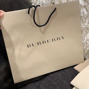 Burberry gift bags